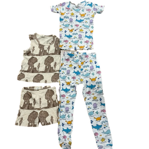4-piece lot of 5/6T pajamas! 100% organic cotton, Kate Quinn & Children’s Place